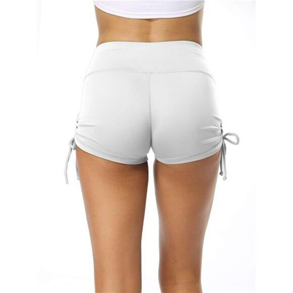 Womens High Waisted Booty Shorts 3 Pack Workout Yoga Volleyball Gym Shorts - Picture 3 of 8